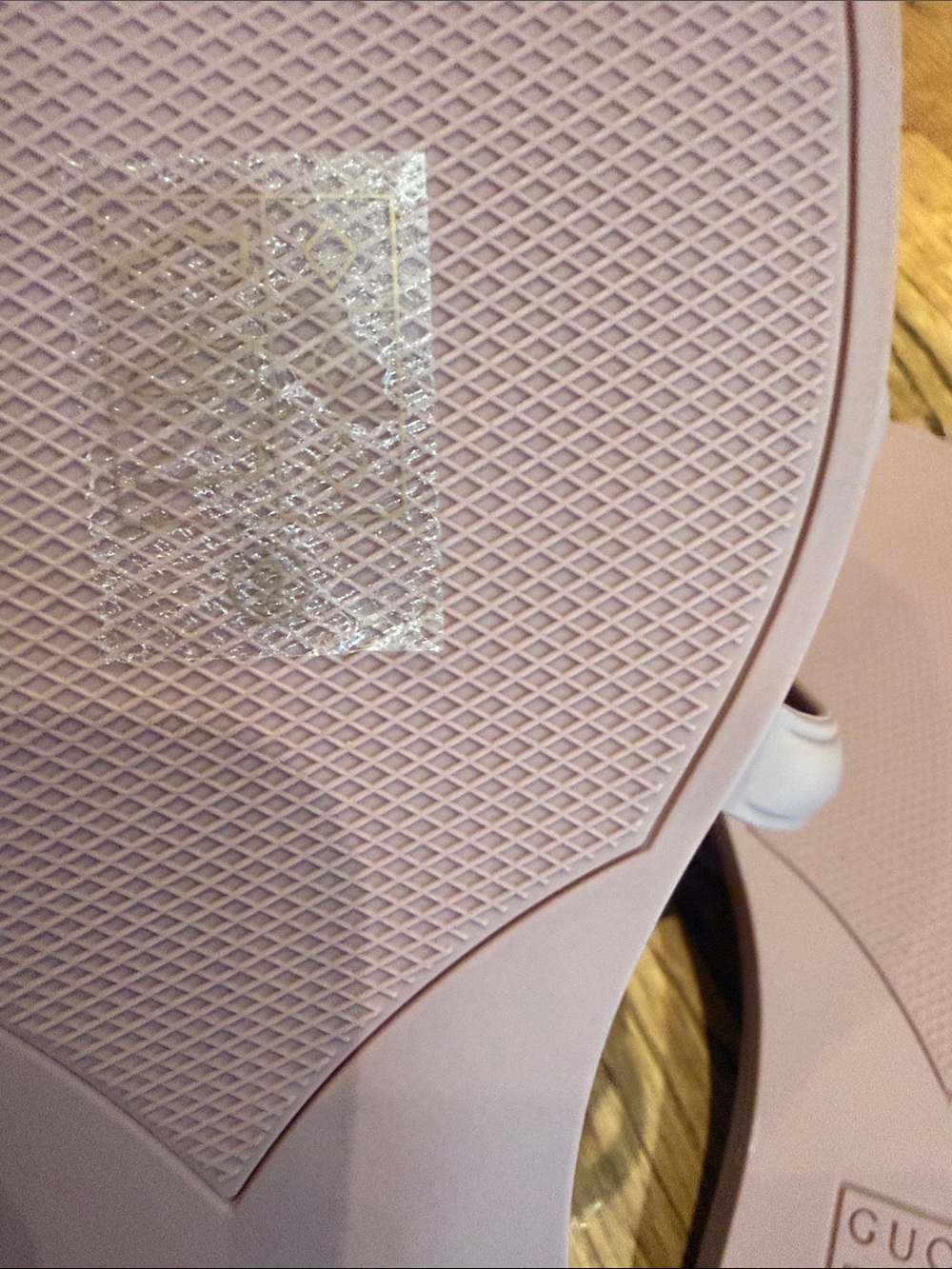 Gucci Women’s nude/Blush Interlocking G Slide Sandals - Picture 5 of 6